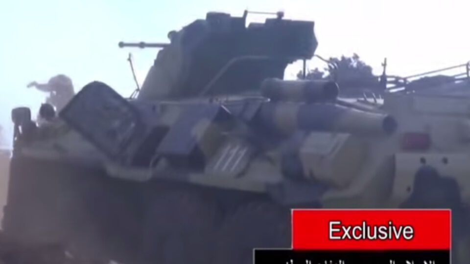 На видео из Сирии был зафиксирован российский БТР-82А