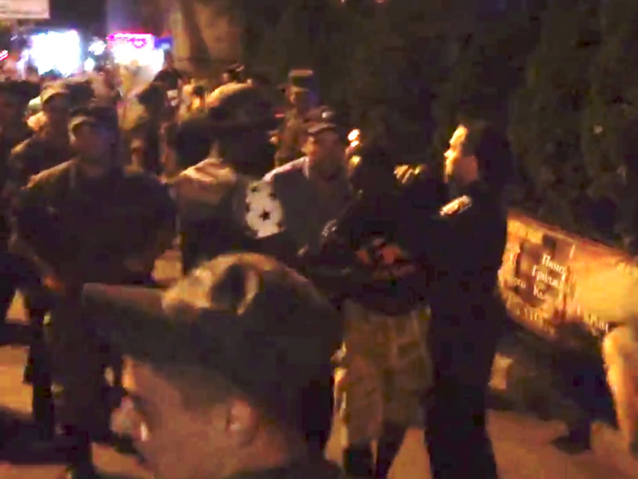 Разнимать драку возле кафе в центре Харькова прибыли бойцы Нацгвардии