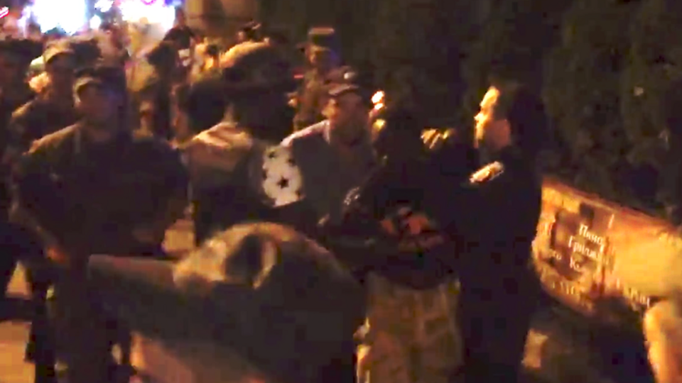 Разнимать драку возле кафе в центре Харькова прибыли бойцы Нацгвардии