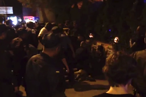 Пресекавшие конфликт бойцы Нацгвардии просто патрулировали город в этом районе