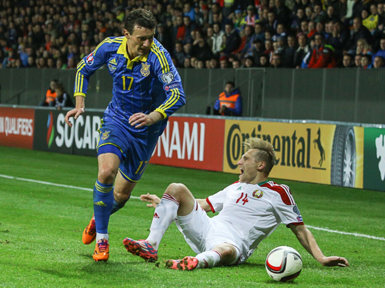 Украина принимает сборную Беларуси во Львове