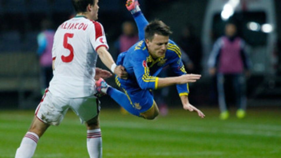 Сборная Украины добыла три очка