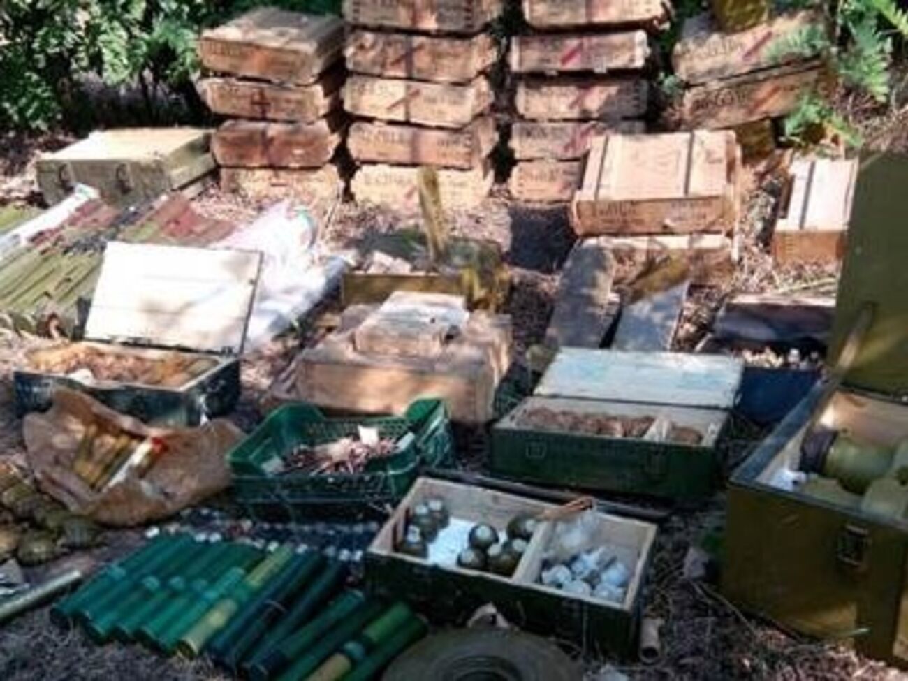 В тайнике обнаружили около 15 тысяч патронов разного калибра