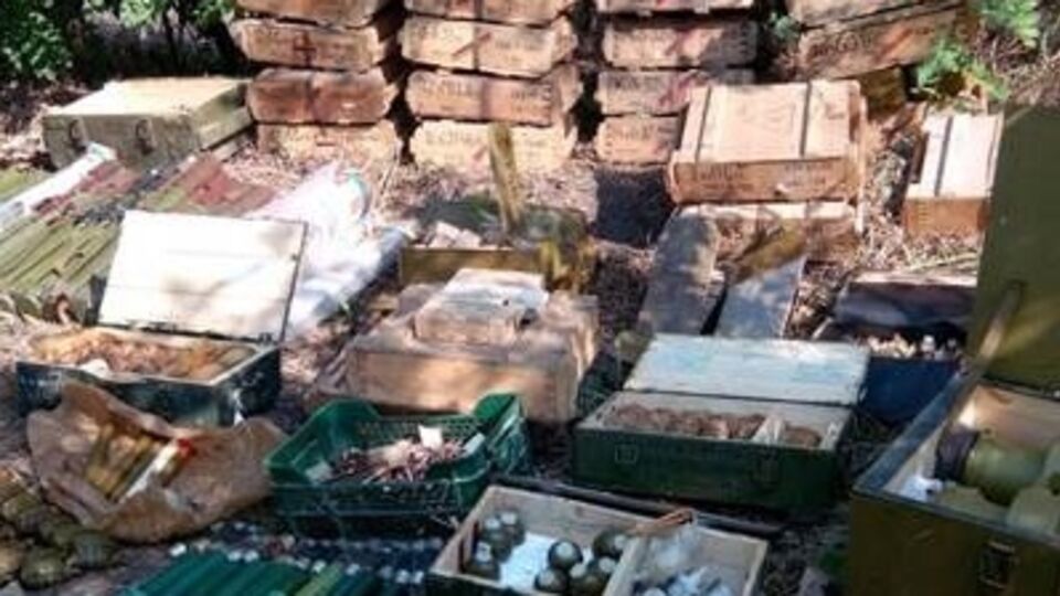 В тайнике обнаружили около 15 тысяч патронов разного калибра