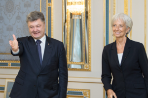 Началась встреча Порошенко и Лагард
