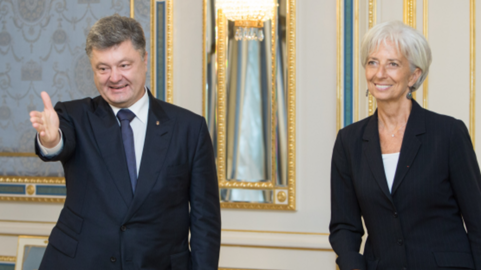 Началась встреча Порошенко и Лагард