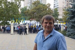 Арестованный лидер одесского "Автомайдана" Евгений Резвушкин