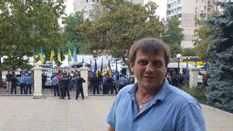 Арестованный лидер одесского "Автомайдана" Евгений Резвушкин
