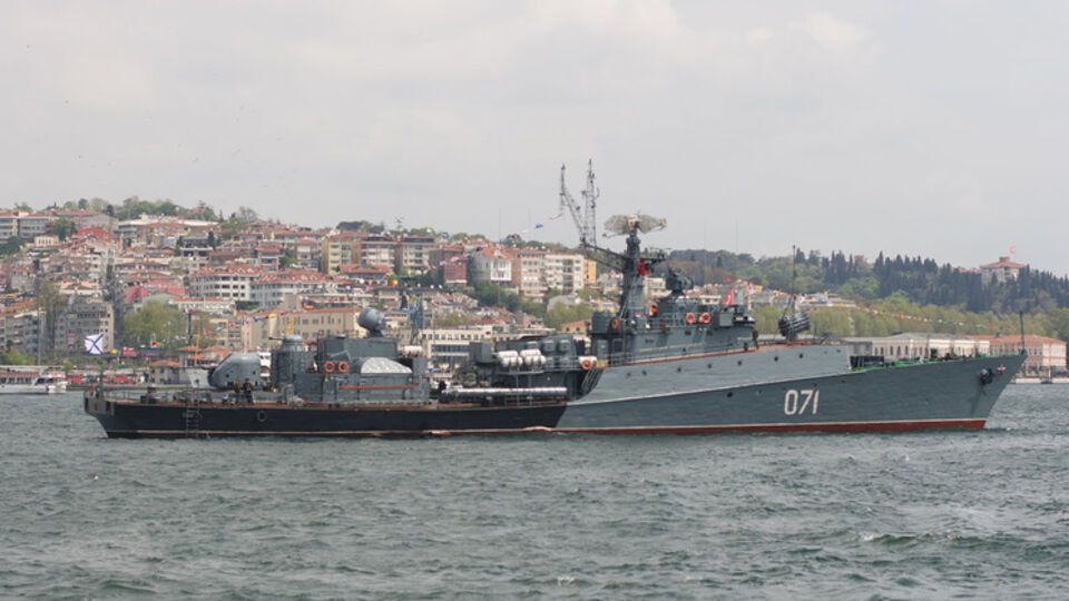 Российский корабль "Суздалец" был замечен вблизи территориальных вод Украины