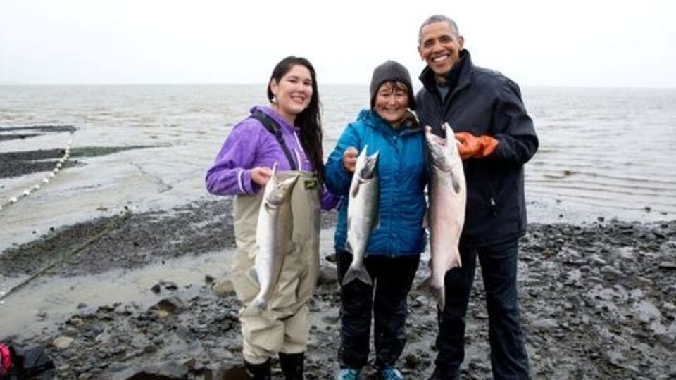 Обама первый президент США, который путешествует за Полярным кругом