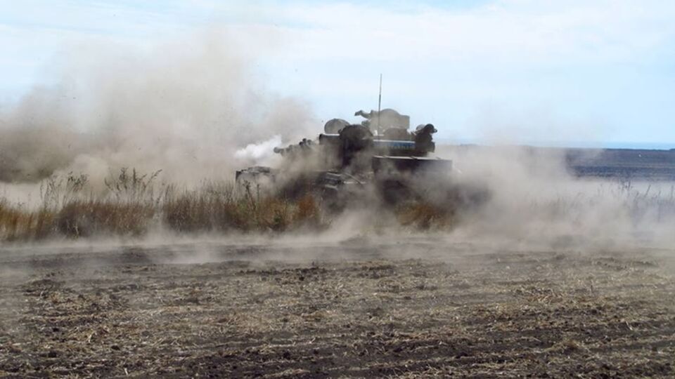 Украинские танкисты под Мариуполем проходят интенсивную боевую подготовку. Фоторепортаж