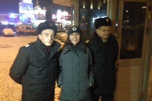 Глава Нацполиции патрулировала столицу в новогоднюю ночь. Фоторепортаж