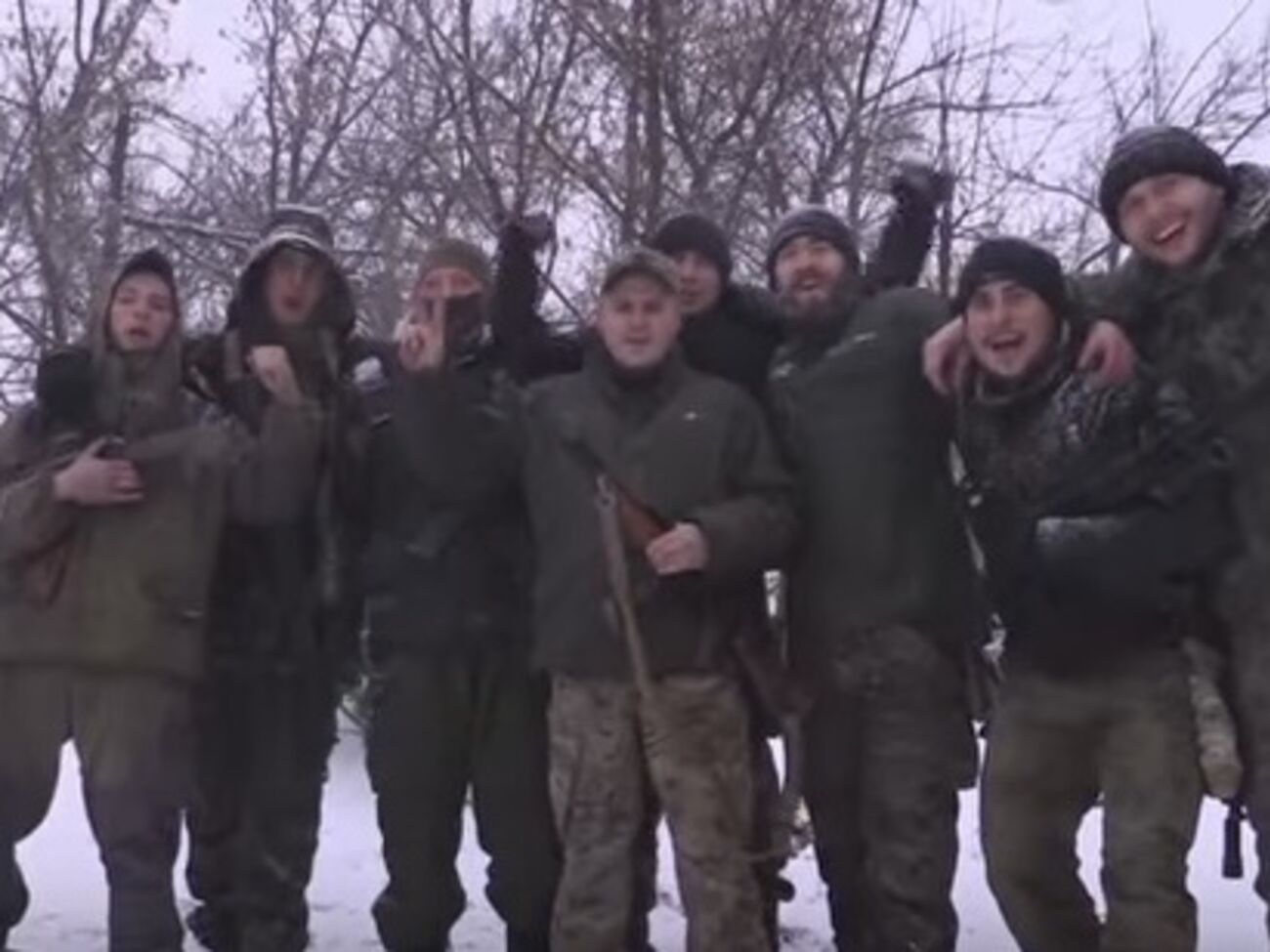 Военные в Песках поздравили украинцев с Новым годом: Скоро будем дома. Мы победим! Видео