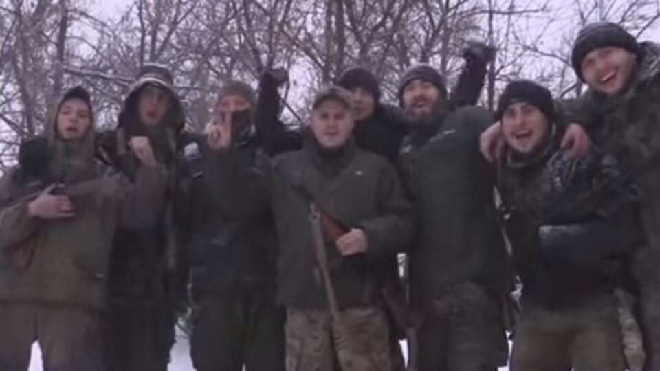 Военные в Песках поздравили украинцев с Новым годом: Скоро будем дома. Мы победим! Видео