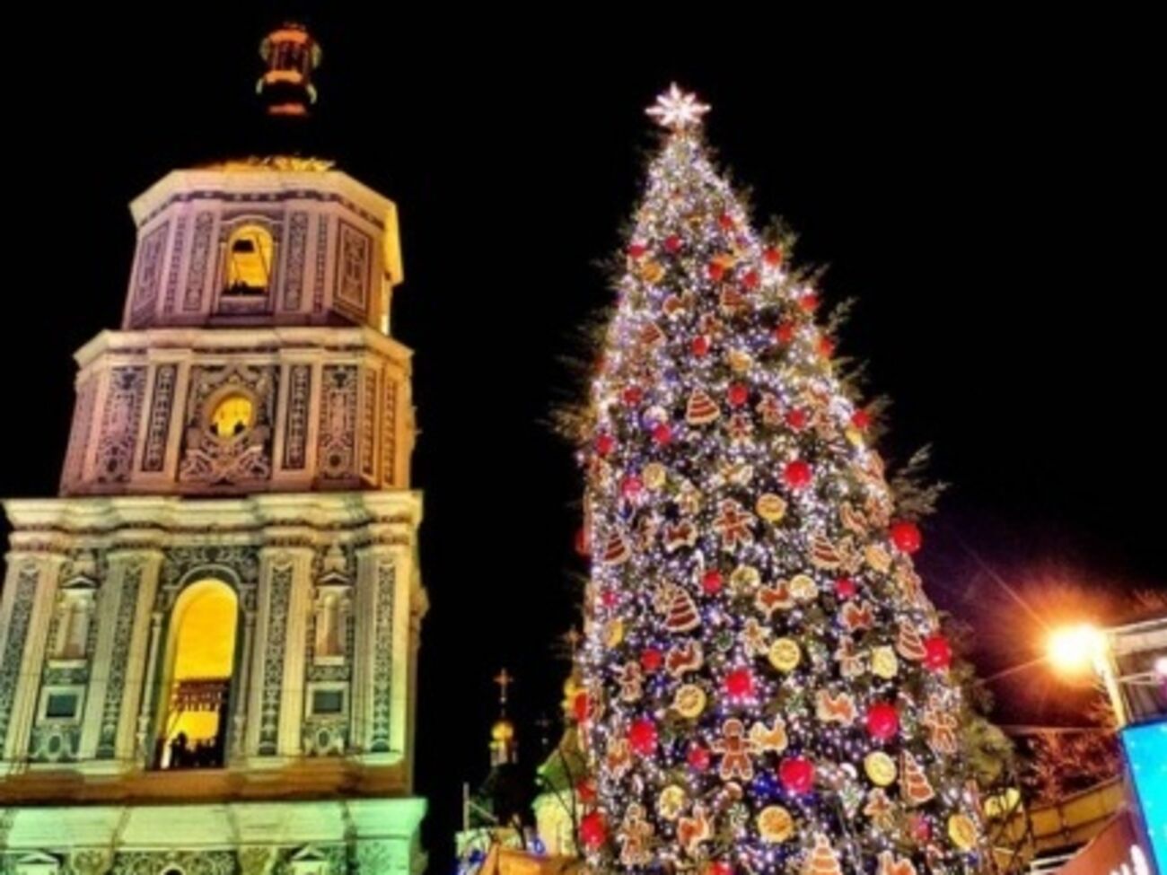 В Киеве встретили Новый год. Фоторепортаж