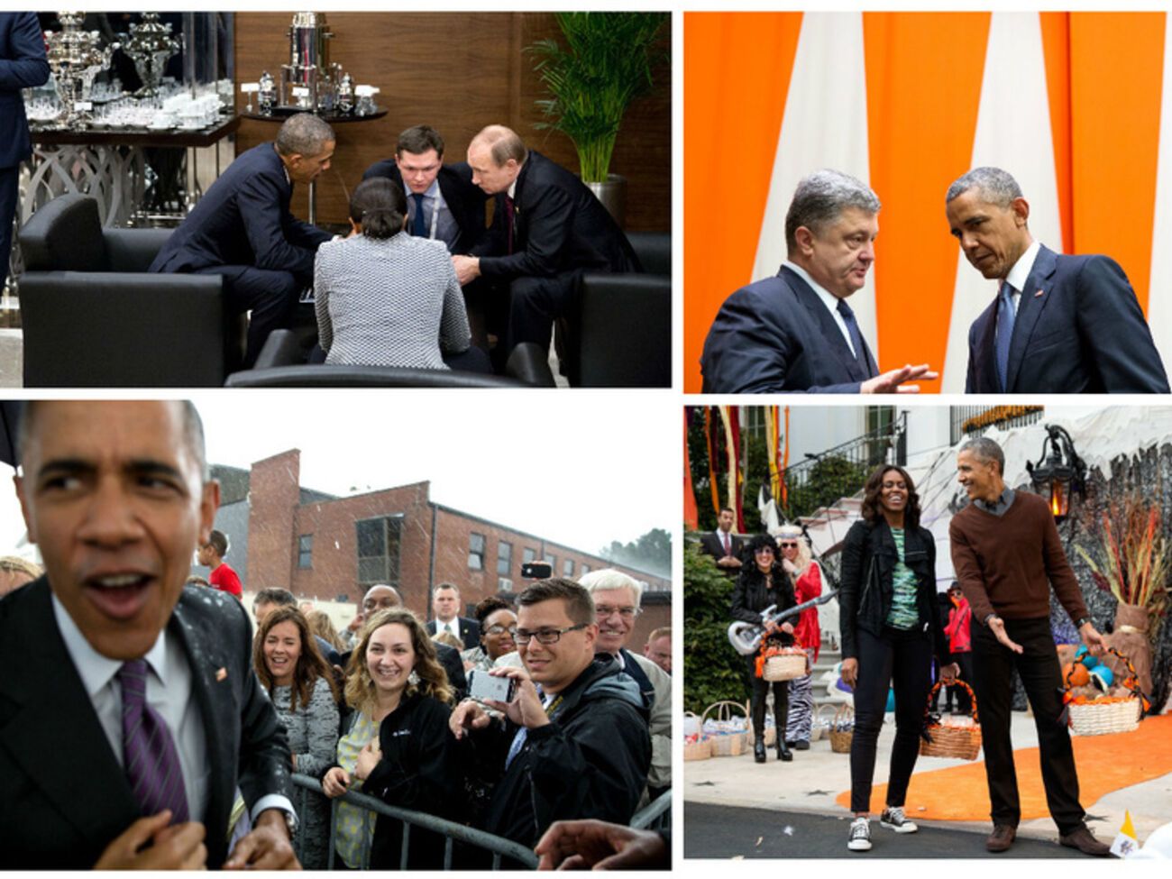 Белый дом опубликовал лучшие снимки Обамы прошедшего года. Фоторепортаж