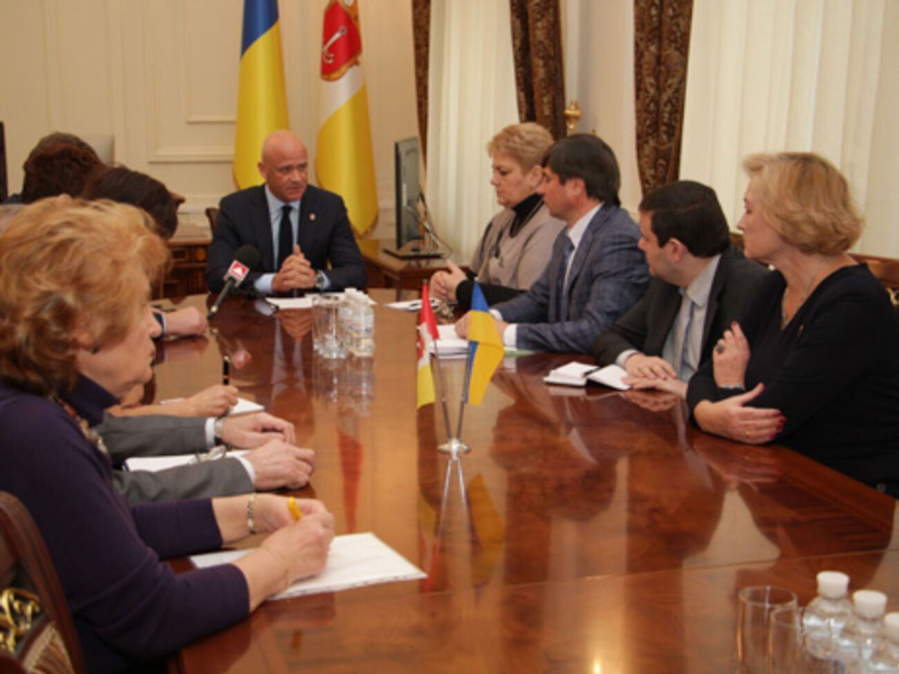 12 января 2015 года мэр Одессы Геннадий Труханов создал штаб&nbsp;по предупреждению распространения ОРВИ и гриппа и провел его первое заседание