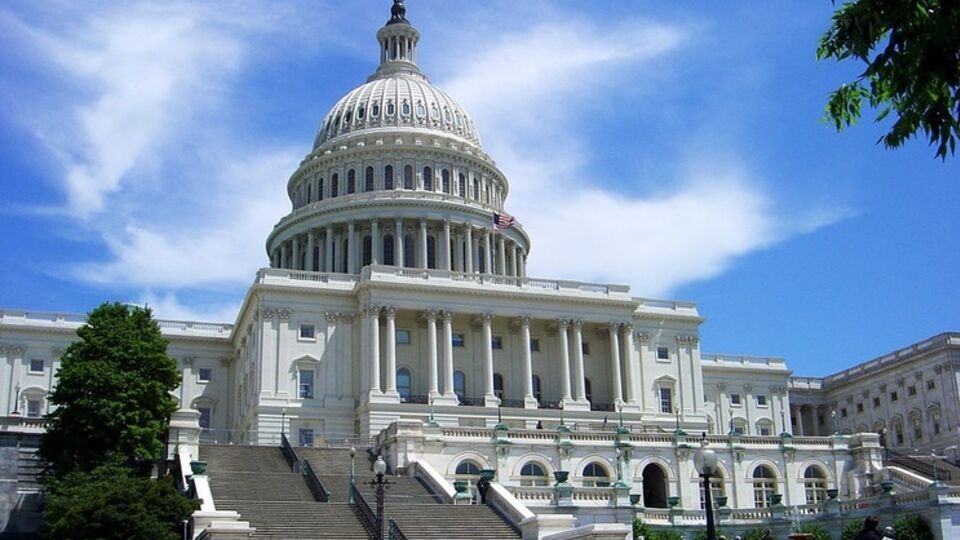 Здание Конгресса США в Вашингтоне