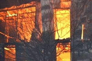 Помещение и имущество фитнес-клуба уничтожено огнем