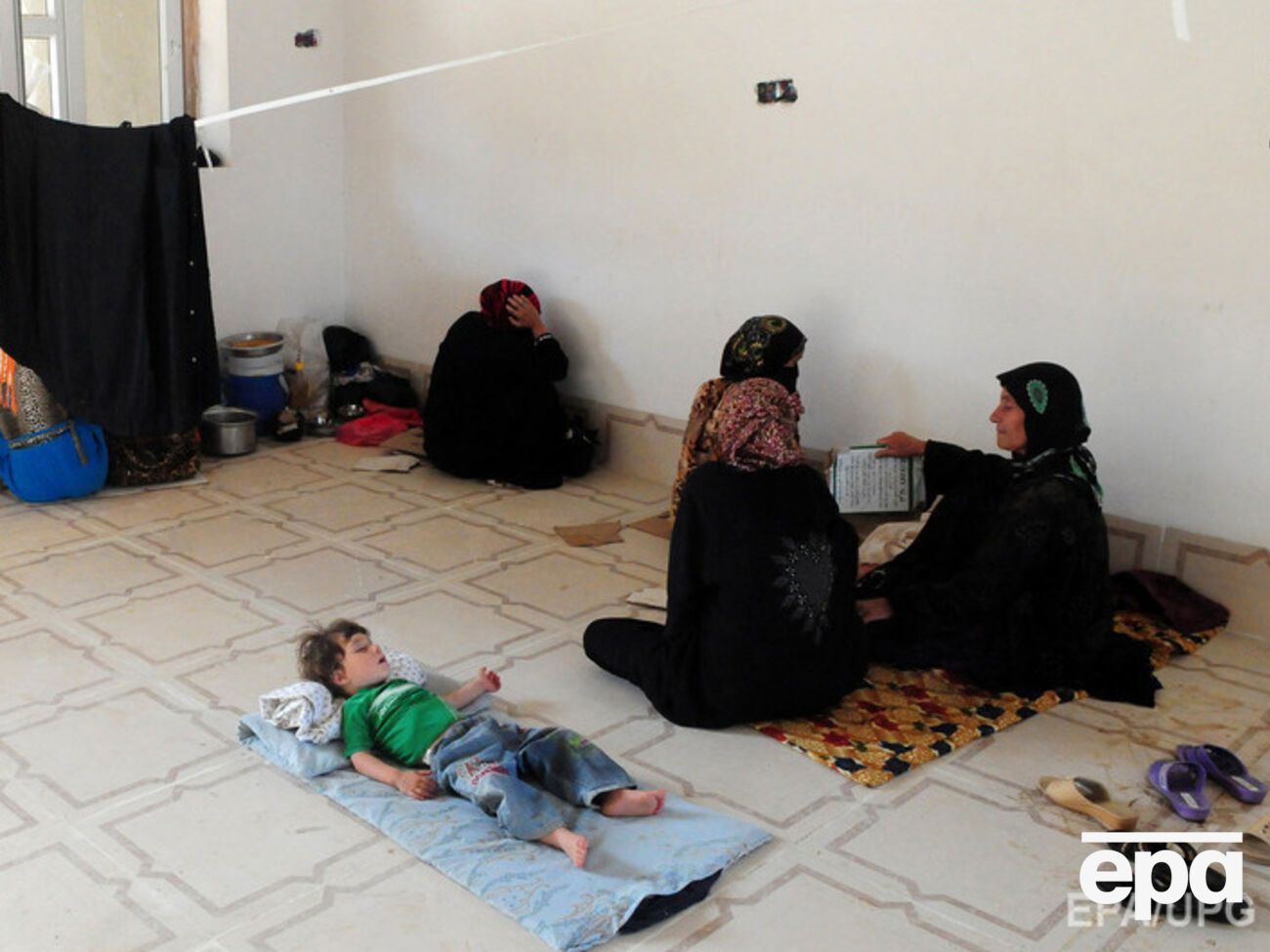 Лагерь для иракских беженцев в Эрбиле