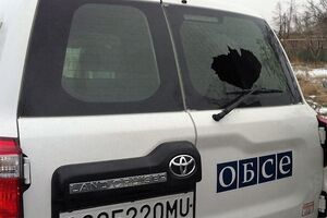 Автомобиль ОБСЕ получил повреждения