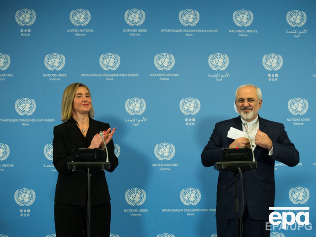 Могерини и Зариф провозгласили окончание изоляции Ирана