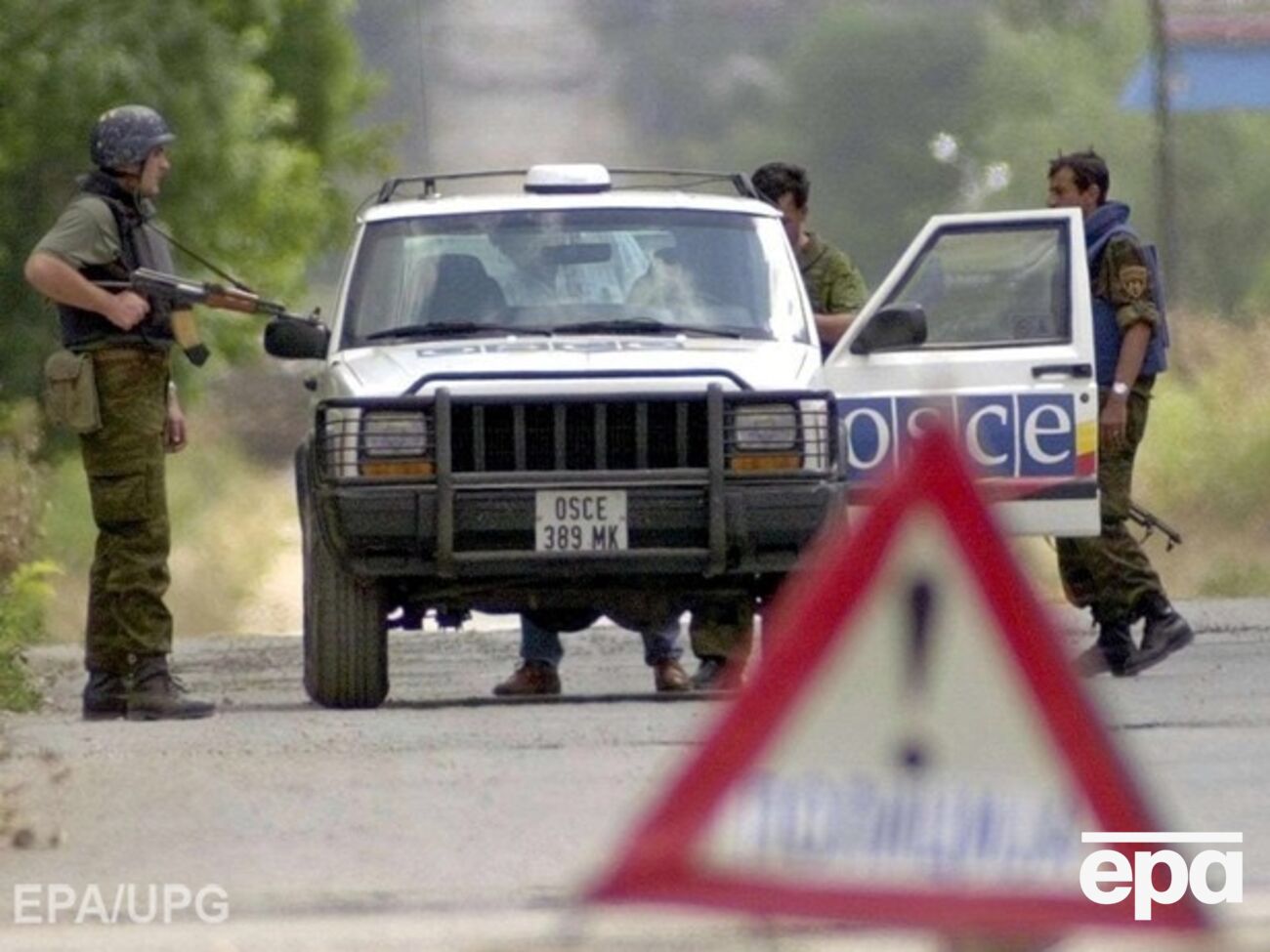 ОБСЕ прокомментировала обстрел под Марьинкой автомобиля миссии