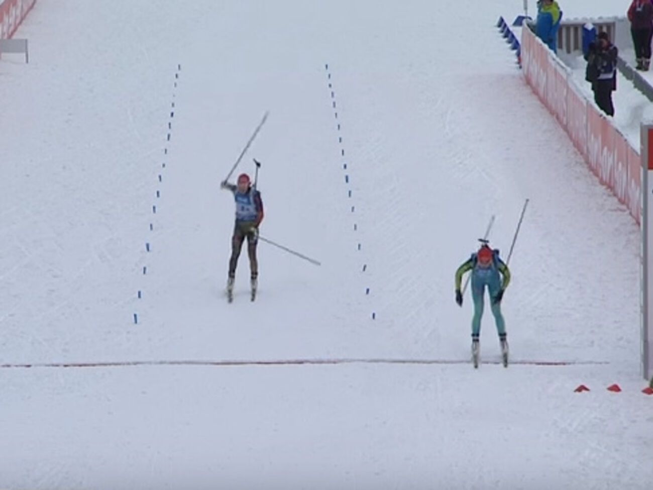 Украина выиграла женскую эстафету по биатлону в Германии