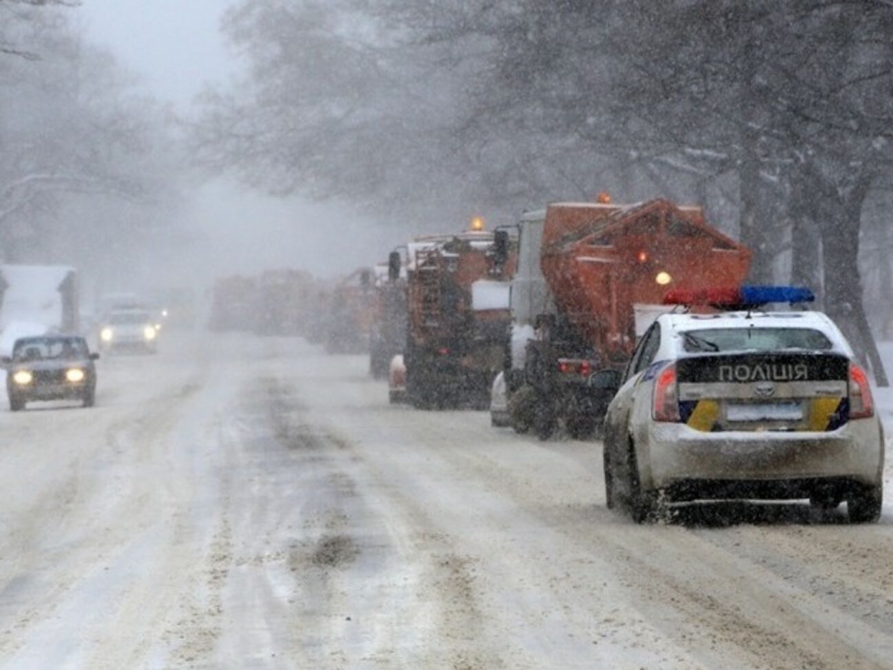 Из-за непогоды перекрыли трассу Киев &ndash; Одесса