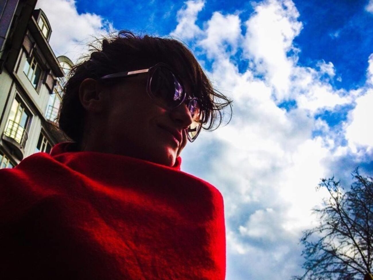 Девушка разделась в музее