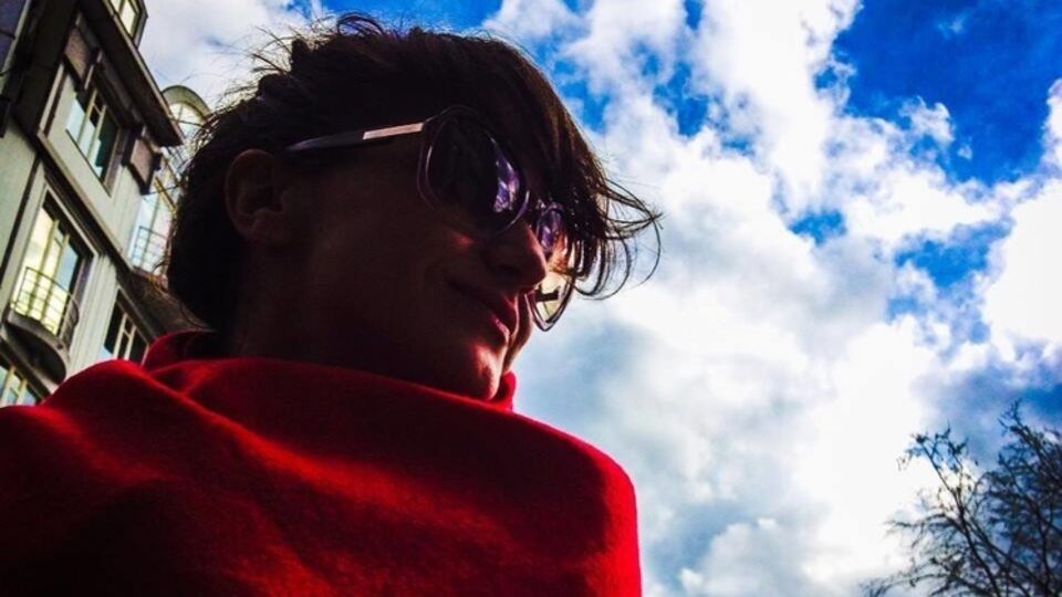 Девушка разделась в музее