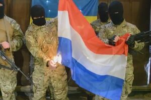 Кадр из фейкового видео