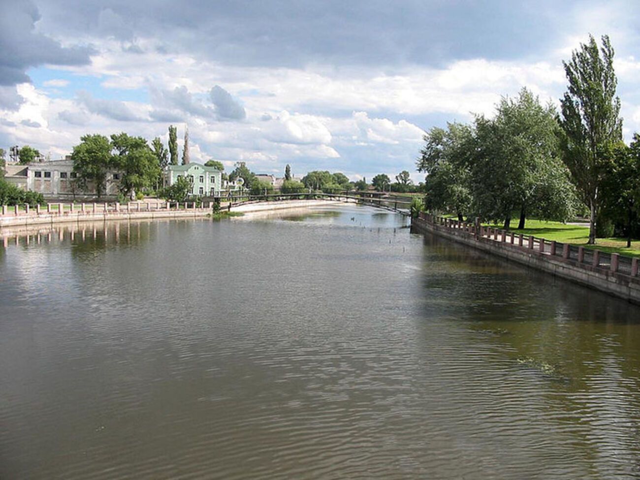 Река Ингул в Кировограде