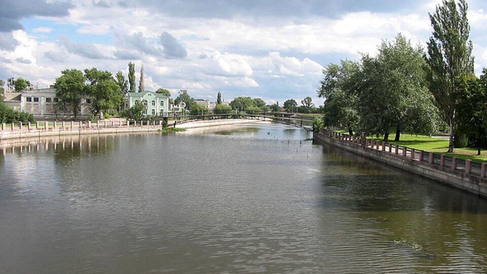 Река Ингул в Кировограде