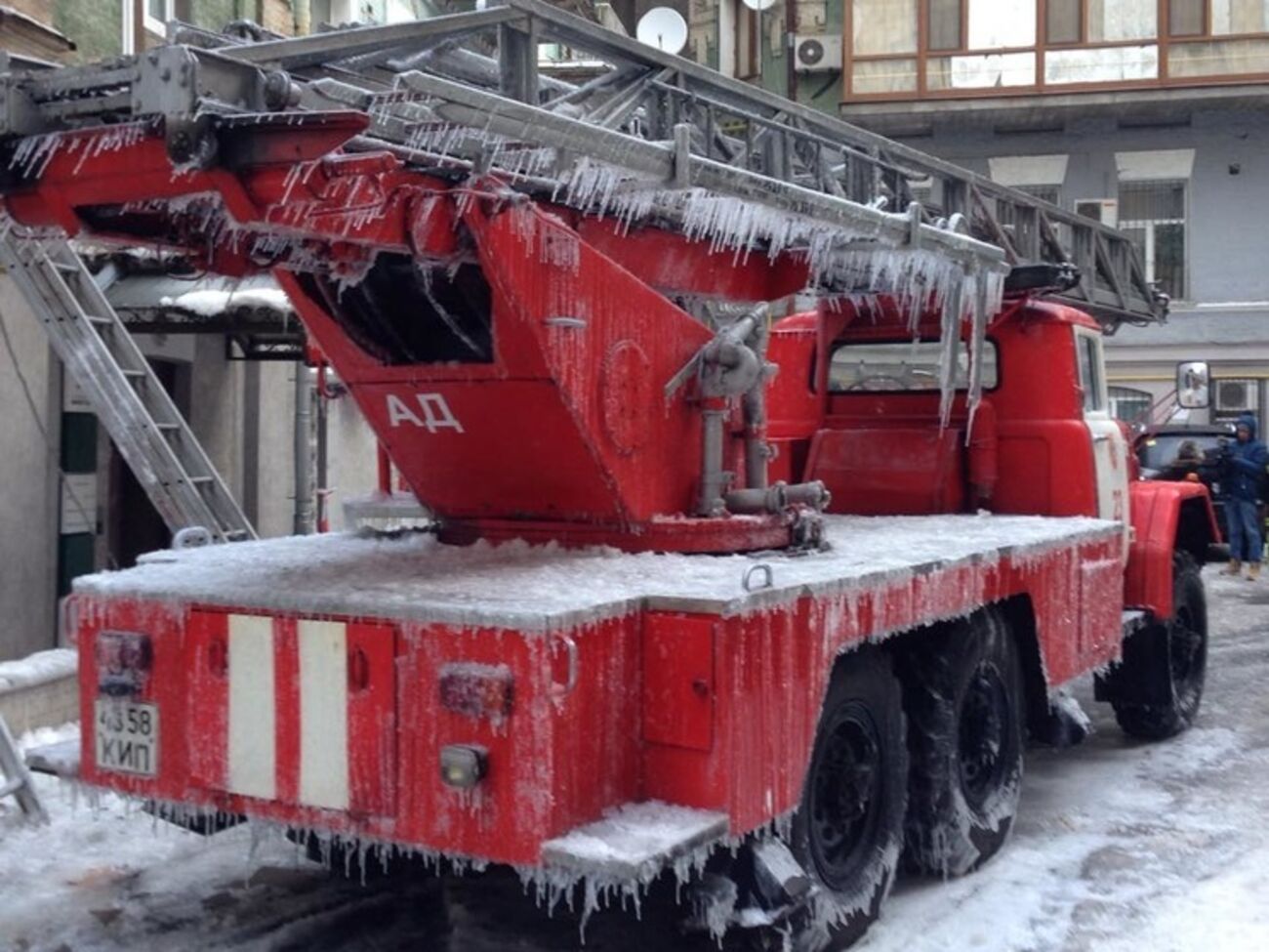 Семья дипломата во время пожара не пострадала