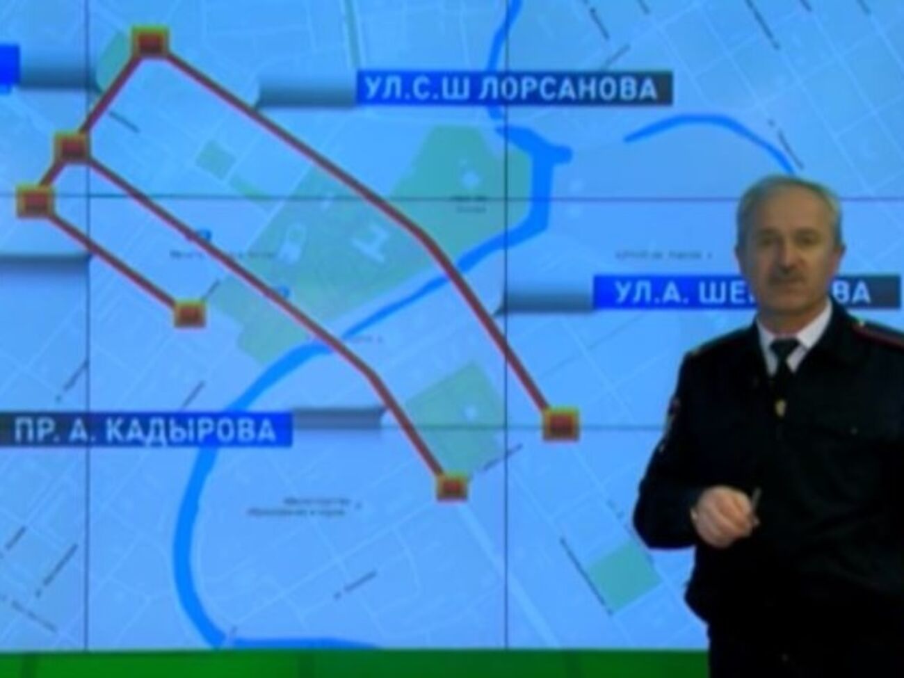 Водителей попросили заранее планировать свой маршрут 22 января в связи с перекрытием улиц в Грозном для проведения митинга в поддержку главы Чечни Рамзана Кадырова