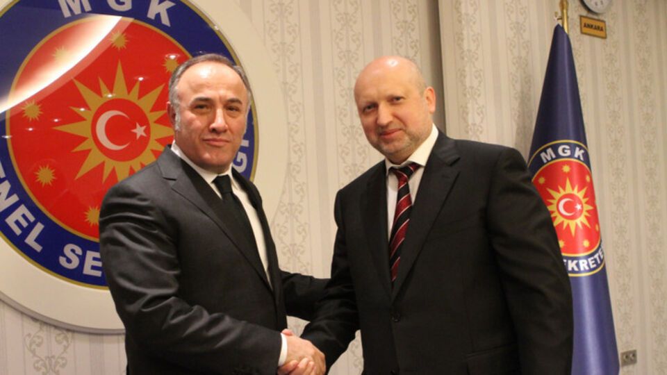 Встреча Турчинова и Хаджимуфтюоглу