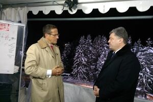 В Давосе Порошенко дал интервью CNN