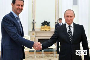 Официальный Кремль продолжает поддерживать сирийского президента. На фото – Башар Асад и Владимир Путин