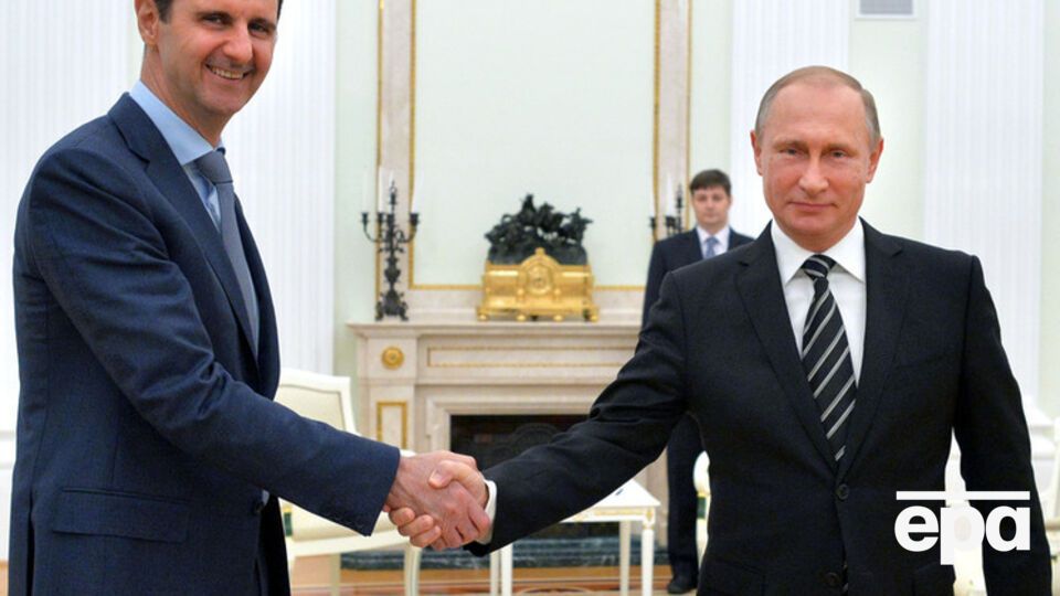 Официальный Кремль продолжает поддерживать сирийского президента. На фото – Башар Асад и Владимир Путин
