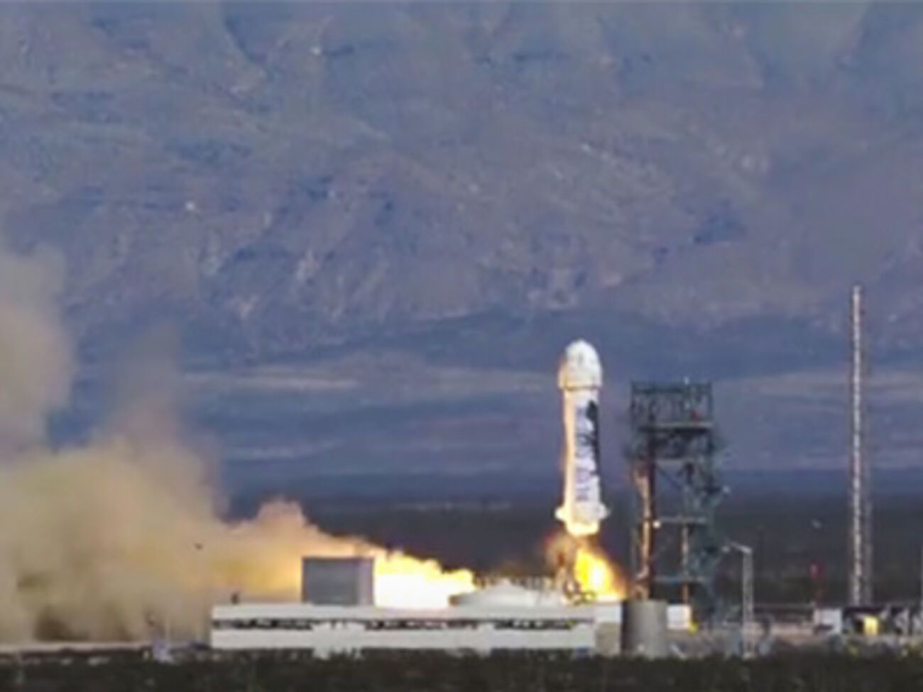 Космический корабль New Shepard совершил успешный повторный полет