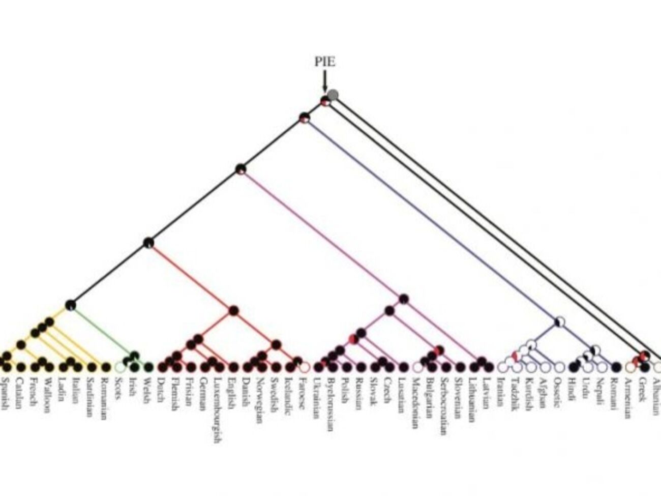 Реконструкция древа происхождения сказок