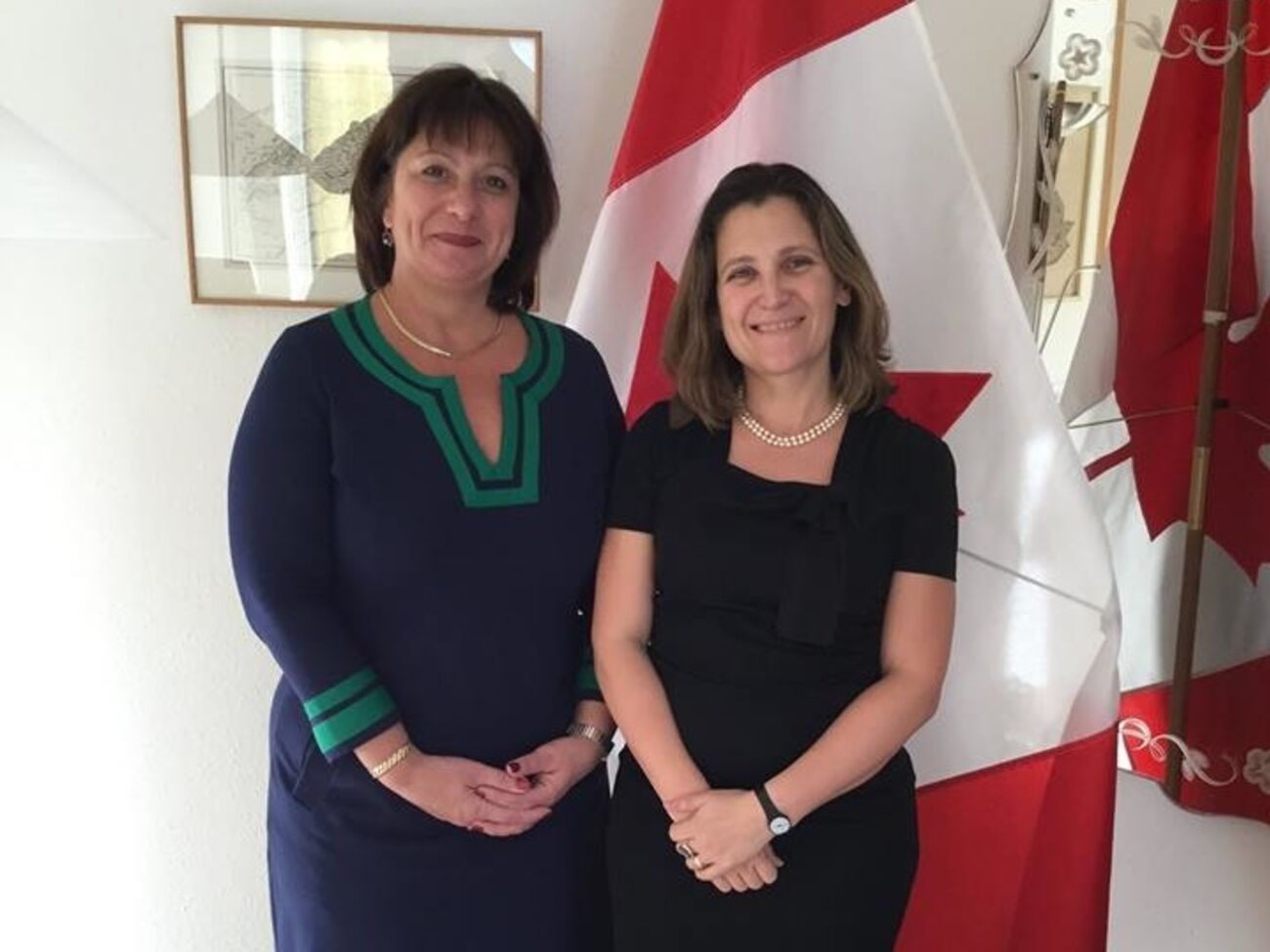 Яресько провела встречу с Фриланд