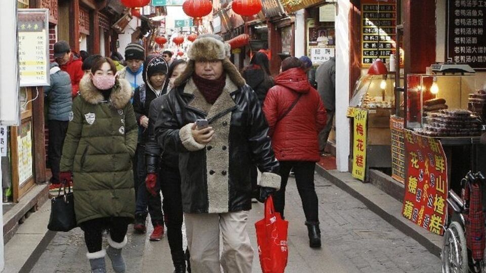 Температура воздуха на окраинах Шанхая оказалась еще ниже