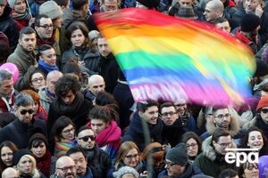 В Италии состоялись массовые акции за легализацию однополых браков. Фоторепортаж