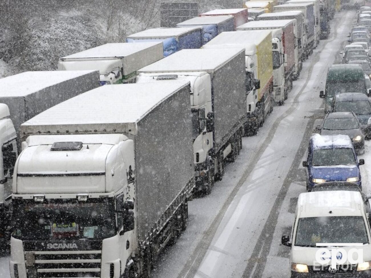 Киев&nbsp;ввел ограничение въезда грузовиков в город