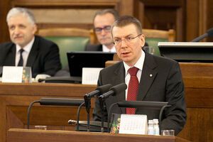 Ринкевичс: В прошлом году двусторонний политический диалог и практическое сотрудничество Латвии и Украины стали более интенсивными и широкими