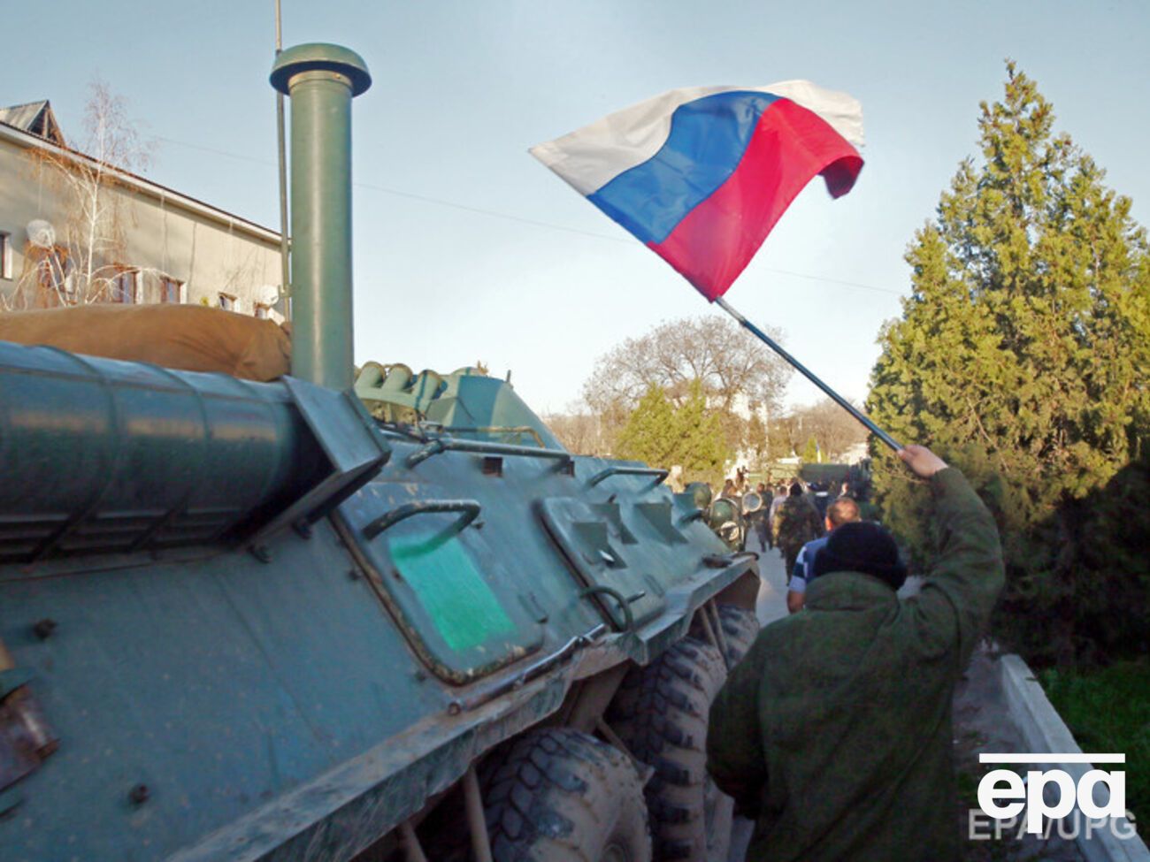 Март 2014 года, захват россиянами военной базы Бельбек в Крыму