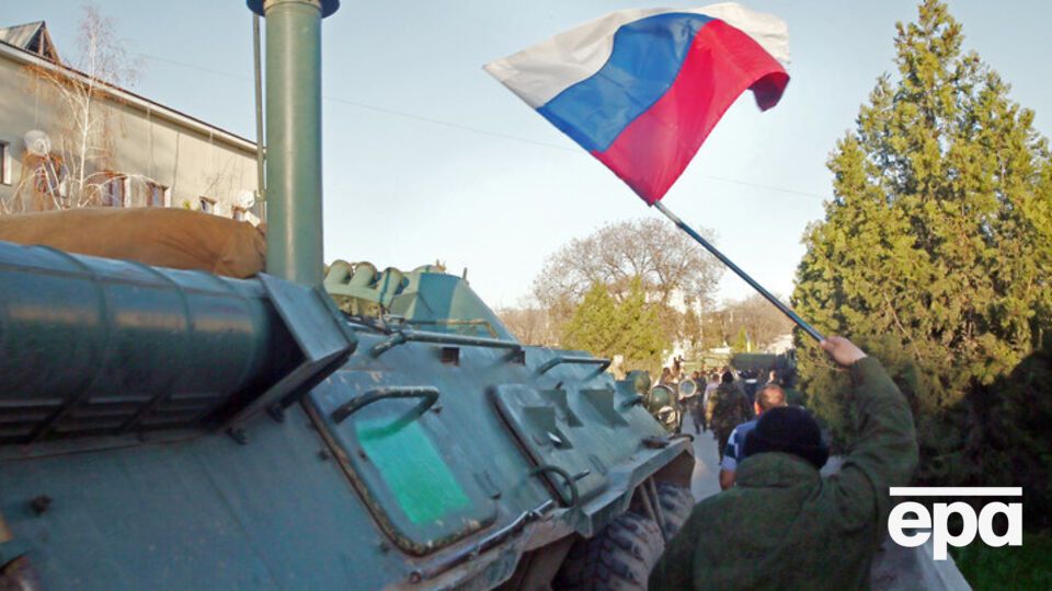 Март 2014 года, захват россиянами военной базы Бельбек в Крыму