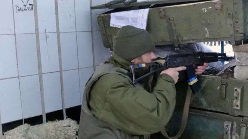 Украинские десантники провели учения в зоне АТО. Фоторепортаж